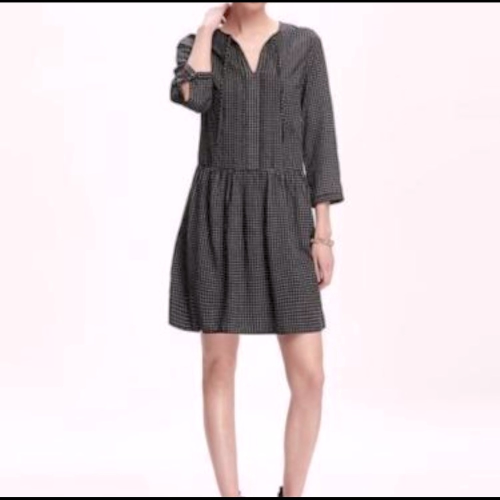 Old Navy Black and White Checkered Dress